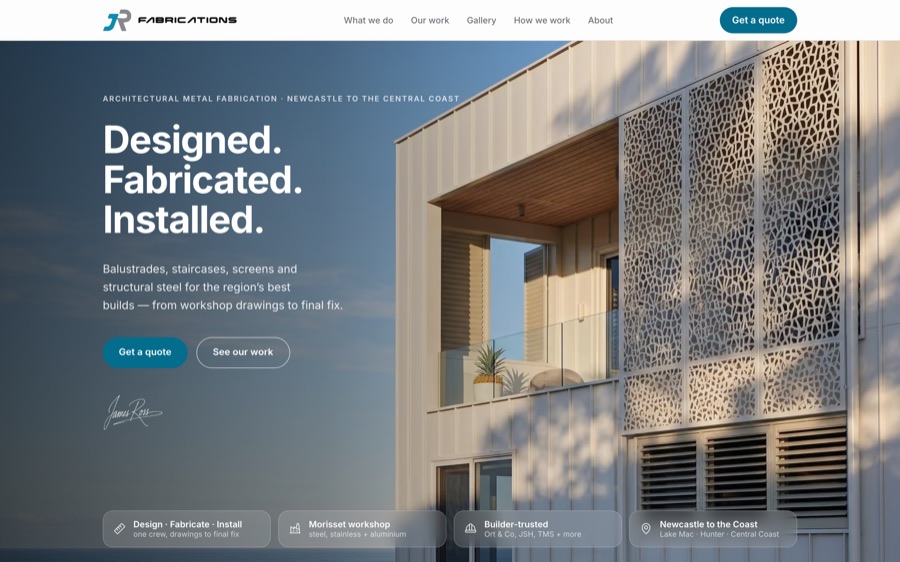 Website we built